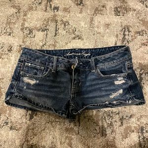 Vintage American eagle low rise denim shorts